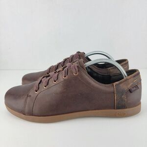 Chaco Womens Size 10 Brown Mahogany Ionia Leather Lace Up Shoes J106728